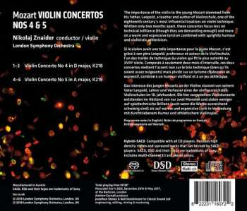 SACD The London Symphony Orchestra: Violin Concertos Nos 1, 2 & 3