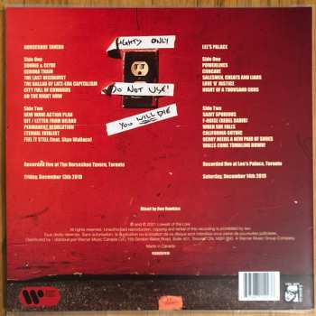 2LP The Lowest Of The Low: Taverns And Palaces