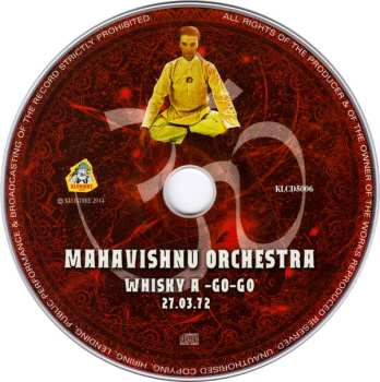 CD Mahavishnu Orchestra: Whiskey A Go-Go LA 27.03.72