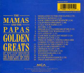 CD The Mamas & The Papas: Golden Greats