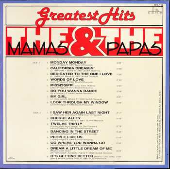 LP The Mamas & The Papas: Greatest Hits