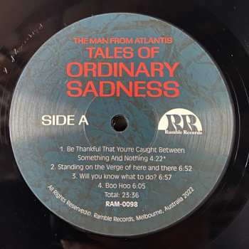 LP The Man From Atlantis: Tales Of Ordinary Sadness LTD