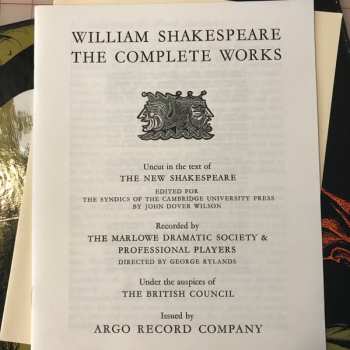 4LP/Doos The Marlowe Dramatic Society And Professional Players: Henry VIII