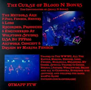 LP The Meteors: The Curse Of Blood N Bones CLR | LTD