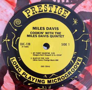 LP The Miles Davis Quintet: Cookin' With The Miles Davis Quintet CLR | LTD