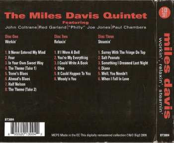3CD/Doos The Miles Davis Quintet: Workin, Relaxin', Steamin'