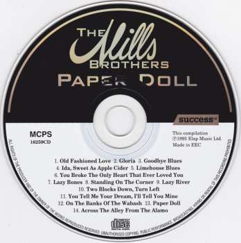 CD The Mills Brothers: Paper Doll