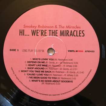 LP The Miracles: Hi We're The Miracles LTD