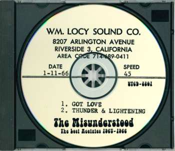 CD The Misunderstood: The Lost Acetates 1965-1966