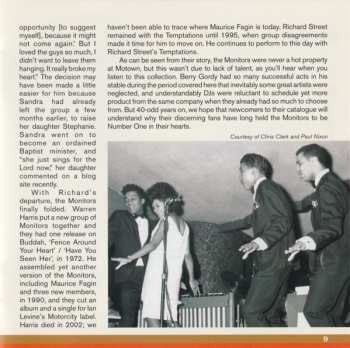 CD The Monitors: Say You! The Motown Anthology 1963-1968