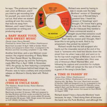 CD The Monitors: Say You! The Motown Anthology 1963-1968