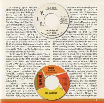 CD The Monitors: Say You! The Motown Anthology 1963-1968