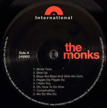 LP The Monks: Black Time