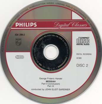 2CD/Doos John Eliot Gardiner: Messiah / Der Messias / Le Messie