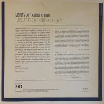 LP The Monty Alexander Trio: Montreux Alexander - Live! At The Montreux Festival CLR | LTD