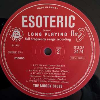 LP The Moody Blues: The Magnificent Moodies LTD