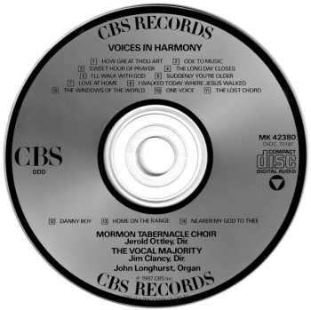 CD Mormon Tabernacle Choir: Voices In Harmony