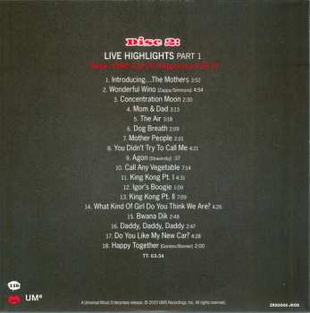 4CD/Doos The Mothers: The Mothers 1970 LTD
