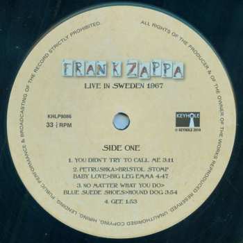 LP The Mothers: Live In Sweden 1967