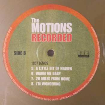 LP The Motions: Recorded CLR | LTD