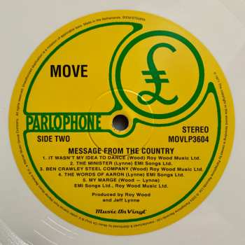 LP The Move: Message From The Country CLR | LTD | NUM