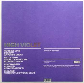 2LP The National: High Violet