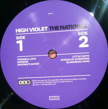 2LP The National: High Violet