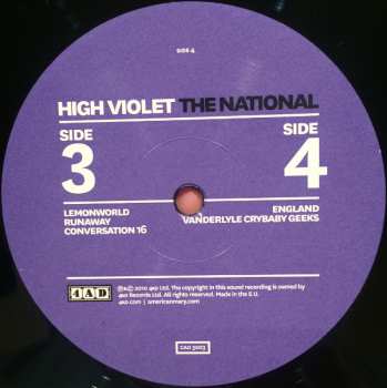 2LP The National: High Violet