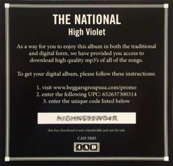 2LP The National: High Violet