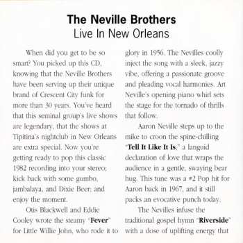 CD The Neville Brothers: Live In New Orleans