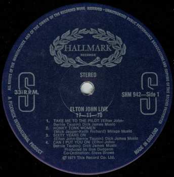 4LP/Doos Elton John: Pop History