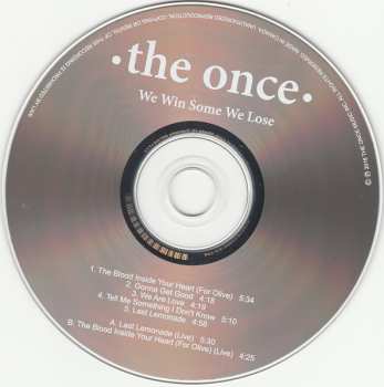 CD The Once: We Win Some We Lose
