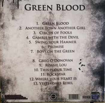 LP The O'Reillys & The Paddyhats: Green Blood LTD | CLR