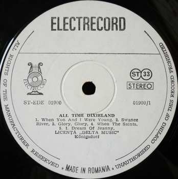 LP The Original Dixie Stompers: All Time Dixieland