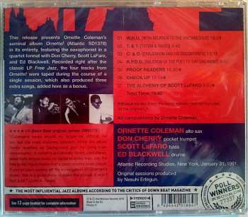 CD The Ornette Coleman Quartet: Ornette!