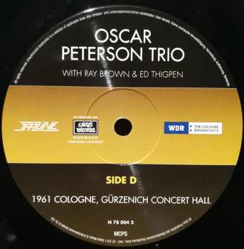 2LP Ray Brown: 1961, Cologne Gürzenich Concert Hall