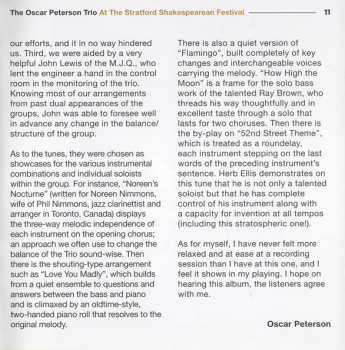 CD The Oscar Peterson Trio: At The Stratford Shakespearean Festival