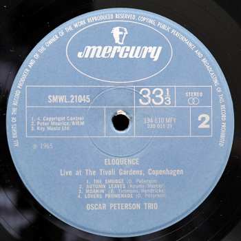LP The Oscar Peterson Trio: Eloquence