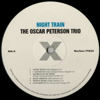 LP The Oscar Peterson Trio: Night Train LTD