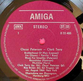 LP The Oscar Peterson Trio: Oscar Peterson • Clark Terry