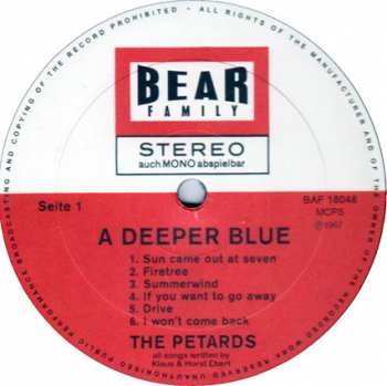 LP The Petards: A Deeper Blue