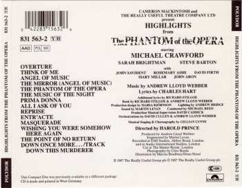 CD Sarah Brightman: Highlights From The Phantom Of The Opera