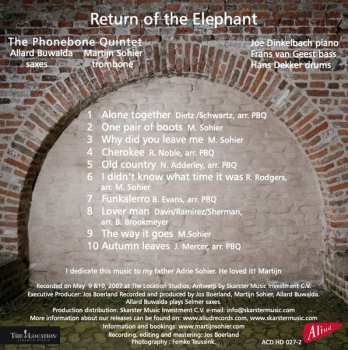 SACD The Phonebone Quintet: The Return Of The Elephant