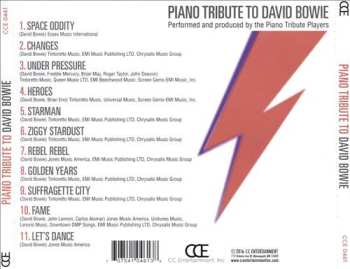 CD The Piano Tribute Players: Piano Tribute To David Bowie