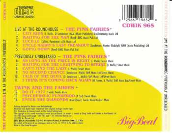CD The Pink Fairies: Live At The Roundhouse / Previously Unreleased