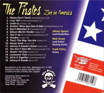 CD The Pirates: Live In America