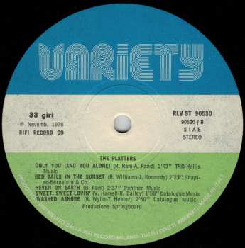 LP The Platters: The Platters