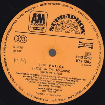 LP The Police: Ghost In The Machine