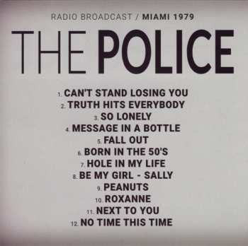 CD The Police: Live On Air (Radio Broadcast / Miami 1979)