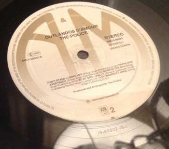 LP The Police: Outlandos D'Amour
